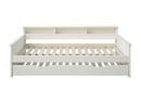Lit gigogne avec rangement 90x200 OLIVER Blanc - 4
