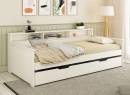 Lit enfant avec rangement 90x200 OLIVER Blanc - 2