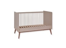 Lit enfant 70x140 ADELE Argile/Noyer - 3