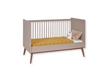 Lit enfant 70x140 ADELE Argile/Noyer - 2