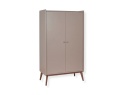 Armoire 2 portes ADELE Argile/Noyer - 3