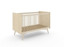 Lit bébé évolutif 70x140 LINE – Bois - 5