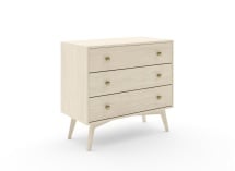 Commode 3 tiroirs LINE – Bois - 4
