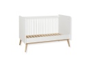 Lit bébé évolutif 70x140 ADELE - Blanc/Chêne - 5