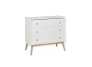 Chambre bébé complète ADELE - Blanc/Chêne - 11
