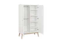 Chambre bébé complète ADELE - Blanc/Chêne - 15