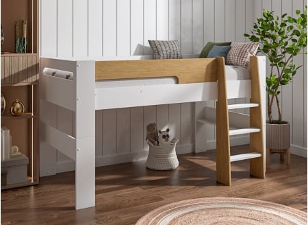 Kit évolution mezzanine LUKA - Blanc & Bois - 2