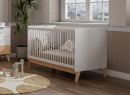 Chambre bébé complète HAXO - Blanc/Pin  - 2