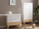 Chambre bébé complète HAXO - Blanc/Pin  - 5