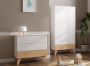 Chambre bébé complète HAXO - Blanc/Pin  - 5