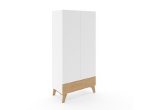 Chambre bébé complète HAXO - Blanc/Pin  - 9