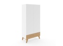 Chambre bébé complète HAXO - Blanc/Pin  - 9