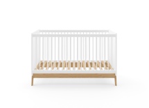 Chambre bébé complète HAXO - Blanc/Pin  - 6