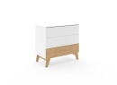 Chambre bébé complète HAXO - Blanc/Pin  - 8
