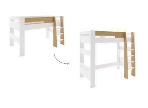 Kit evolución mezzanine LUKA - Blanco/Roble