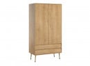 Armoire 2 portes 2 tiroirs BOSQUE Chêne - 1