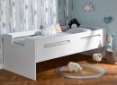 Lit mi-hauteur 90x190 ANDY - Blanc - 2