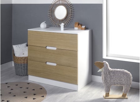 Commode 3 tiroirs MANLY Nateo Concept - 4