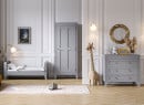 Lit bébé évolutif 70x140 MILENNE Gris - 5