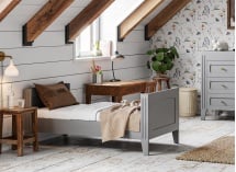 Lit bébé évolutif 70x140 MILENNE Gris - 2