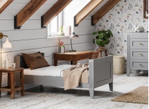 Lit bébé évolutif 70x140 MILENNE Gris - 2