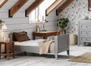 Lit bébé évolutif 70x140 MILENNE Gris - 2