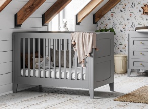 Evolutionair babybed 70x140 MILENNE - Grijs