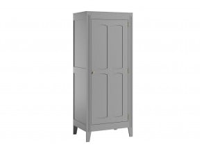 Armoire 1 porte MILENNE - Gris
