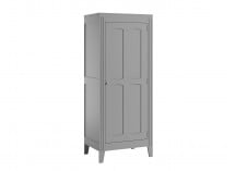 Armoire 1 porte MILENNE Gris - 1