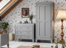 Armoire 1 porte MILENNE Gris - 3