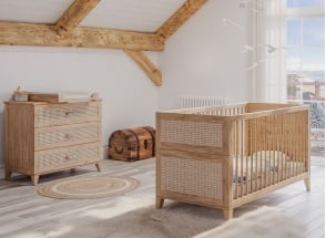 Camera neonato duo cannage rattan NAMI - Legno