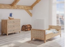 Chambre bébé duo cannage rotin NAMI Bois - 4