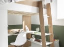 Lit mezzanine avec bureau et armoire MANLY Nateo Concept - 9