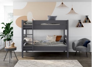 Lit superposé séparable 90x190 ANGEL - Ardoise