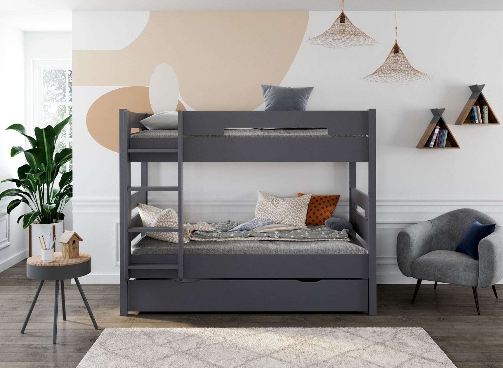 Lit superposé en bois : robuste et durable | Nateo Concept