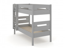 Lit superposé 3 places 90x190 ANGEL Gris - 4