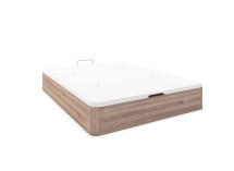 Lit coffre 160 x 200 cm BASTIA Chêne naturel - 3