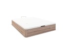 Lit coffre 160 x 200 cm BASTIA Chêne naturel - 3
