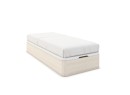 Lit coffre 90 x 200 cm BASTIA Chêne blanchi - 1