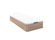 Lit coffre 90 x 200 cm BASTIA Chêne naturel - 3