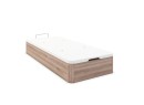 Lit coffre 90 x 200 cm BASTIA Chêne naturel - 3