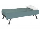 Lit gigogne rangement 90x190 MANLY Blanc/Vert - 4