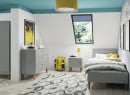 Commode 3 tiroirs DREAM Gris/Chêne  - 6