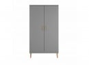 Armoire 2 portes DREAM Gris/Chêne - 2