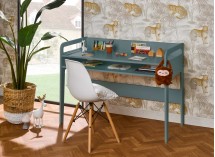 Bureau enfant à casier LEVIS Vert - 1