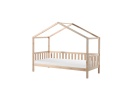 Lit cabane enfant 90x200 pin massif THEO Bois - 4