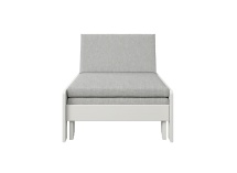 Lit mezzanine avec bureau 90x200 et fauteuil convertible CALVI - 4
