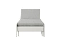 Lit mezzanine avec bureau 90x200 et fauteuil convertible CALVI - 4