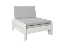 Lit mezzanine avec bureau 90x200 et fauteuil convertible CALVI - 5