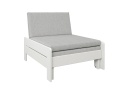 Lit mezzanine avec bureau 90x200 et fauteuil convertible CALVI - 5